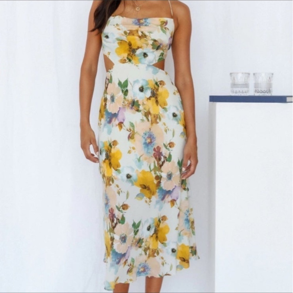 Hello Molly Floral Dress M